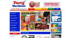 Desktop Screenshot of mypartywarehouse.com